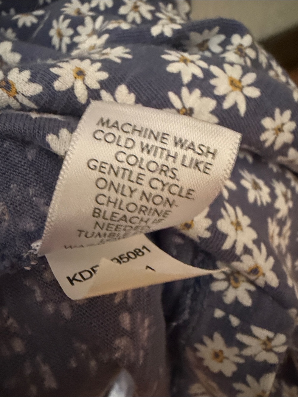 J. Jill Blue Daisy Print Sleeveless Dress 👗 Large  💐 - Picture 10 of 12